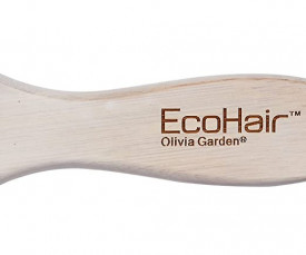 Olivia Garden EcoHair Bamboo Combo - Perie profesionala cu par natural de mistret si peri ionici din nailon