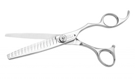 Olivia Garden Silkcut Thinning - Foarfeca de filat offset cu 15 dinti in fata 6.35 inch