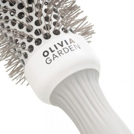 Olivia Garden Perie profesionala de par Expert Blowout Speed XL Wavy Bristle White&Grey 45mm 