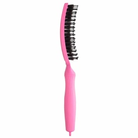 Olivia Garden Perie de par cu peri de mistret+nailon Finger Combo Dolce Vita Pink Granita 