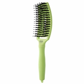 Olivia Garden Perie de par cu peri de mistret+nailon Finger Combo Dolce Vita Green Pistachio