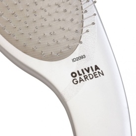 Olivia Garden Perie de par cu peri ionici din nailon Expert Care Curve Nylon Silver
