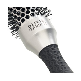 Olivia Garden Perie profesionala de par Essential Blowout Classic Silver 35mm
