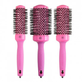 Olivia Garden Perie profesionala de par Expert Blowout Shine Pink 35mm