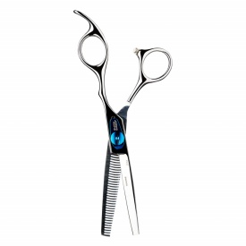 Olivia Garden Set profesional de foarfeci offset Xtreme: tuns 5.75 inci+filat 6 inci 35 dinti EUR+port