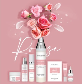 Solanie Ser hidratant si antirid pentru fata Rose Exosome Slow-Aging 30ml