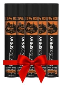 The Shave Factory Pachet 4+1 Fixativ foarte puternic pentru barbati 500ml