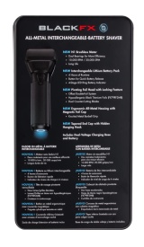 Babyliss Pro Aparat de ras cu folie dubla fara fir FXONE All Metal Black Cordless