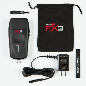 Babyliss Pro FX3 Shaver - Aparat profesionala de ras dublu cu acumulator si cablu