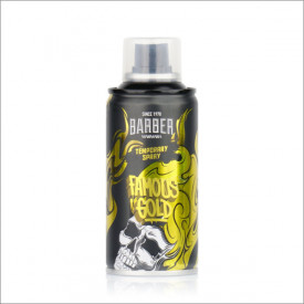 Barber Marmara - Spray colorant pentru par Famous Gold 150ml 