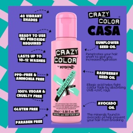Crazy Color Vopsea semipermanenta 71 Peppermint 100ml