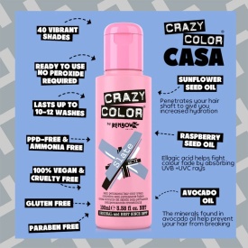 Crazy Color Vopsea semipermanenta 74 Slate 100ml