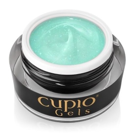 Cupio Gel de constructie Builder Glitz&Glam - Mint Sparkle 15ml