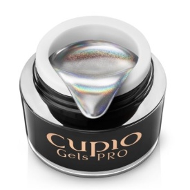 Cupio Gel metalic pentru design - Laser Mirror Silver 5g