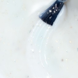 Cupio Rubber Base Effect X Perfect Flakes - Bridal White 15ml