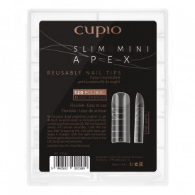 Cupio Tipsuri reutilizabile Slim mini Apex 120 bucati