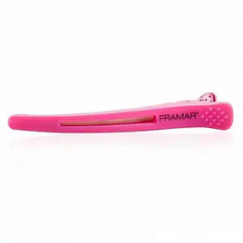 Framar Set clame profesionale roz pentru sectionarea parului Super Sectioners 4buc