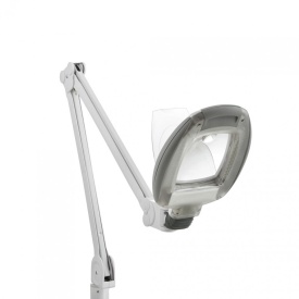 Lampa profesionala cu lupa cosmetica cu led cu 5 dioptrii si stativ mobil