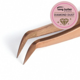 Long Lashes Penseta pentru extensii de gene Diamond Dust Volume 11.5cm