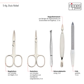 Nippes Trusa de manichiura cu 5 instrumente 1038