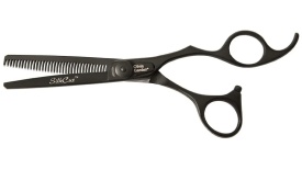 Olivia Garden Foarfeca de filat 35 dinti eur 6.35 inch SilkCut Black