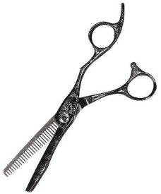 Olivia Garden Dragon Cut - Foarfeca profesionala de filat offset 6.28 inch EUR + port
