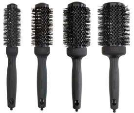 Olivia Garden Kit 4 perii de par Expert Blowout Shine Wavy Black Label