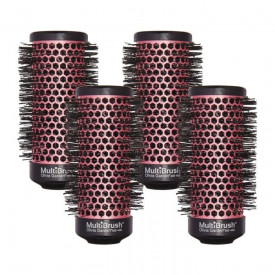 Olivia Garden Multibrush - Kit 4 perii ceramice 46mm cu maner detasabil