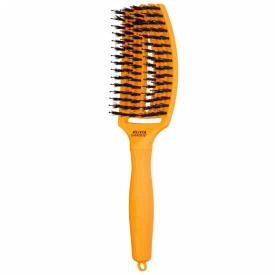 Olivia Garden Perie de par cu peri de mistret+nailon Finger Combo On The Road Again - Yellow Sunshine