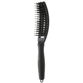 Olivia Garden Perie de par cu peri de mistret+nailon Finger Combo Small Black