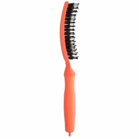 Olivia Garden Perie de par cu peri de mistret+nailon Finger Combo Dolce Vita Orange Spritz