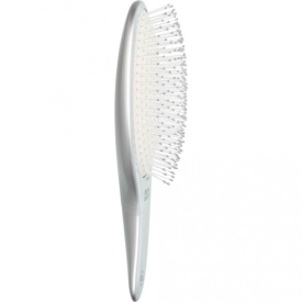 Olivia Garden Perie de par cu peri ionici din nailon Expert Care Curve Nylon Silver