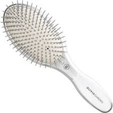 Olivia Garden Perie de par cu peri ionici din nailon Expert Care Oval Nylon Silver