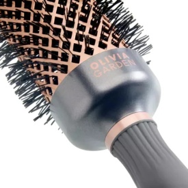 Olivia Garden Perie profesionala de par cupru+ceramica 65mm Expert Blowout Heat Nylgard Bristle