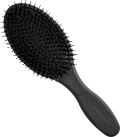 Olivia Garden Perie cu peri de mistret si nailon Expert Care Oval Black Label