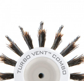 Olivia Garden Perie profesionala cu peri de mistret si peri ionici din nailon Turbo Vent Combo Medium 32mm
