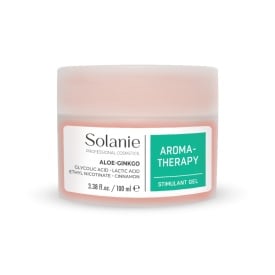 Solanie Gel exfoliant pentru fata cu acizi din fructe Aloe Ginkgo Aroma-Therapy 100ml