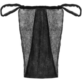 Xanitalia Chiloti cosmetici tanga de dama pentru cosmetica Premium Black 100buc