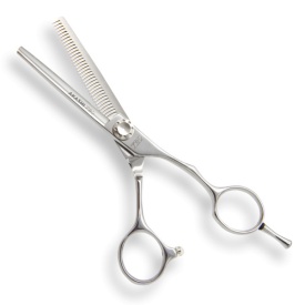 Akashi Light Cut I55 - Foarfeca de filat cu maner offset cu 35 de dinti 5.5 inch