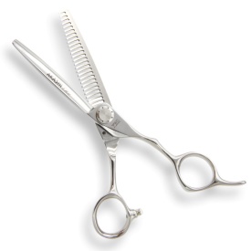 Akashi Super Cut I60 - Foarfeca de filat semi-offset cu 27 de dinti 6 inch