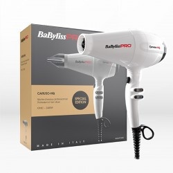Babyliss Pro Uscator profesional de par 2400W Caruso HQ White
