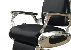 Barburys Scaun de frizerie Arrow cu aspect retro negru