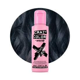 Crazy Color Vopsea semipermanenta 030 Black 100ml