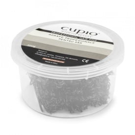 Cupio Agrafe e de coc negre drepte 7cm 500g