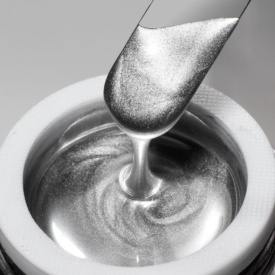 Cupio Gel metalic pentru design - Silver 5g