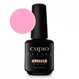 Cupio Oja semipermanenta Rubber Base Pastel Collection - Pink 15ml
