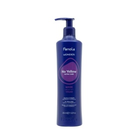 Fanola Masca hidratanta cu pigment violet pentru par blond Wonder No Yellow 350ml