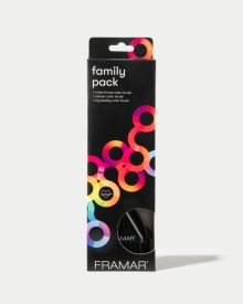Framar Pensule pentru vopsit Familky Pack Black Set 3buc