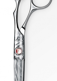 Kasho Foarfeca profesionala de tuns din otel Damasc stratificat 6 inci offset Damascus Series KAD-60 OS