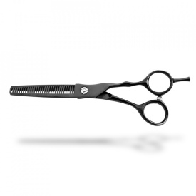 Kiepe Professional Foarfeca de filat dreapta 30 dinti 6 inci Monster Cut Black Titanium